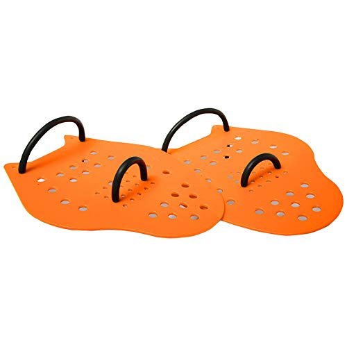 Malmsten SwimPower Handpaddel in Orange, 0L für Schwimmtraining