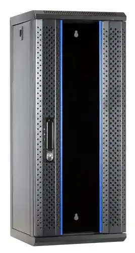 Serverschrank DSIT 15 HE, 10 Zoll, mit Glastür
