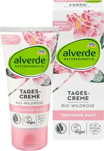 Alverde Tagescreme Bio-Wildrose 50 ml Naturkosmetik für die Gesichtspflege