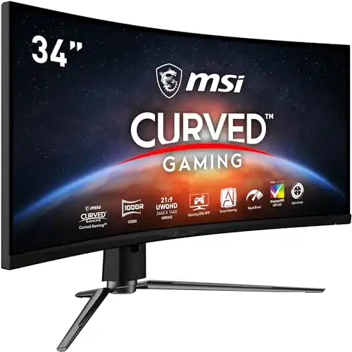 34 Zoll MSI MPG ARTYMIS 343CQRDE Curved Gaming Monitor
