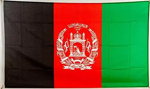 Afghanistan-Flagge Everflag 90 x 150 cm mit Ösen und Aufkleber