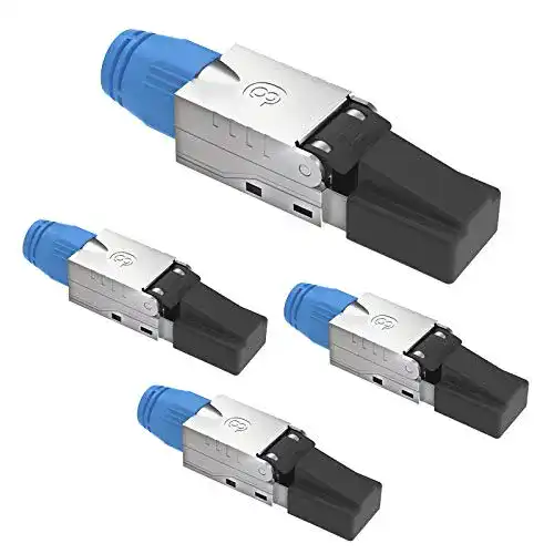 VCE RJ45 Stecker werkzeuglos für Verlegekabel Cat8