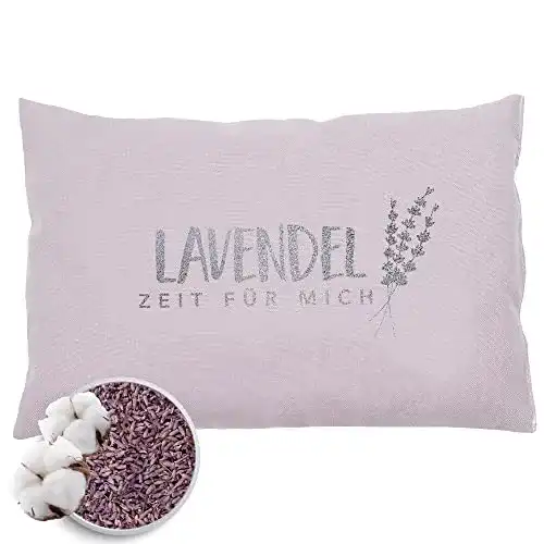 Lavendelkissen Herbalind 30×20 cm mit Lavendel und Schafschurwolle