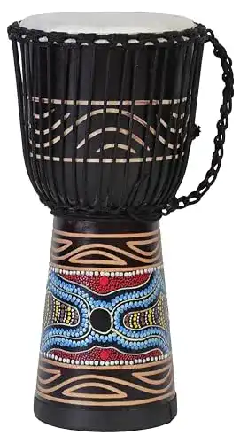 Djembe 50 cm Profi Trommel für Anfänger und Fortgeschrittene