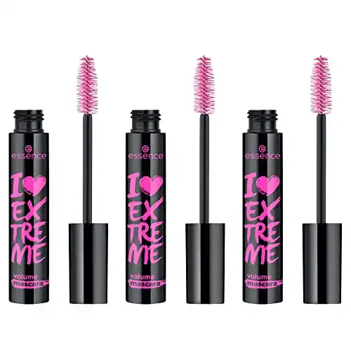 Essence Mascara I Love Extreme Volume in Schwarz, 3er Pack