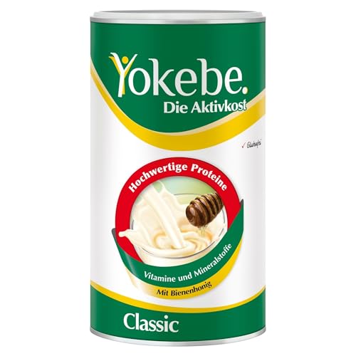 Yokebe Classic Diätshake für kalorienreduzierte Ernährung, glutenfrei