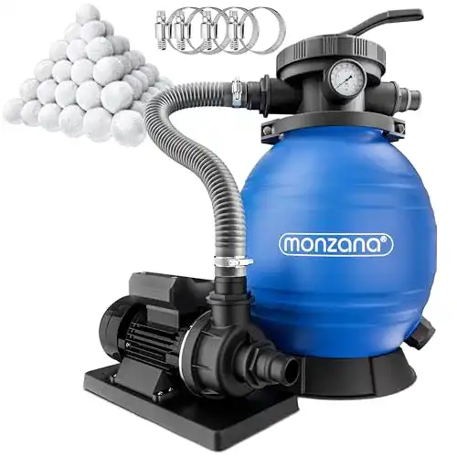 Poolpumpe Monzana Sandfilteranlage SF102K für effektive Wasserpflege