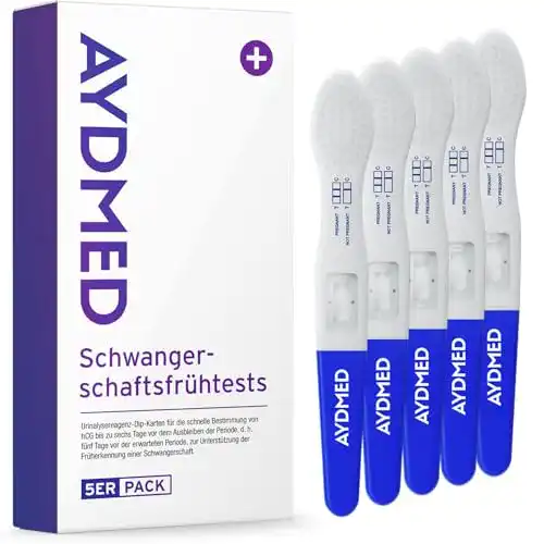Frühschwangerschaftstest Aydmed 5 x Profi Empfindlicher hCG-Test
