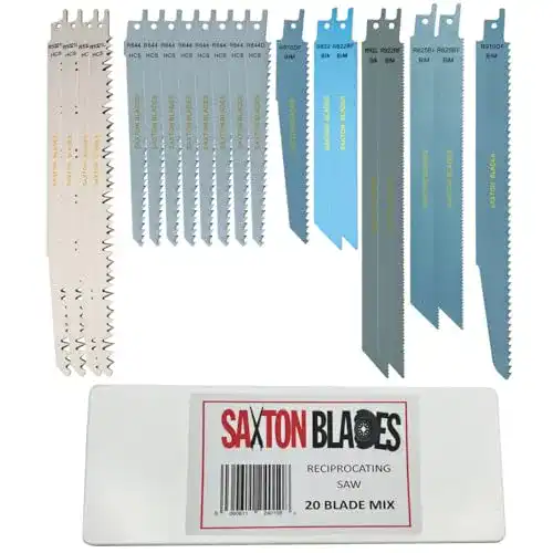 Saxton Säbelsägeblätter 20-teilig für Holz und Metall