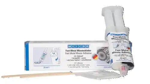 Weicon Fast-Metal Minutenkleber 24 ml – Flüssigmetall für verschiedene Materialien