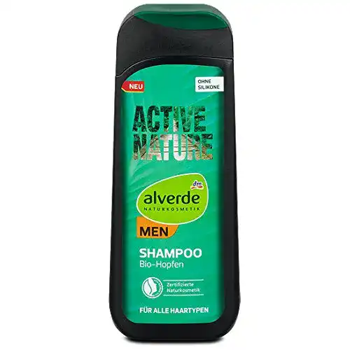 Alverde Men Shampoo für Herren 200 ml, für alle Haartypen