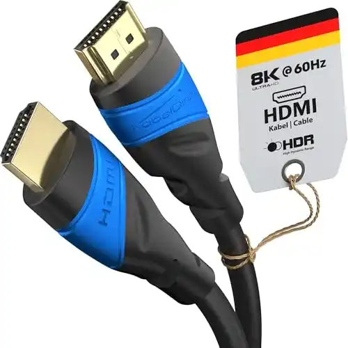 HDMI 2.1 Kabel Direk 8K/4K HDMI Kabel 1 m 8K@60Hz
