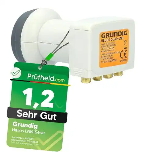 LNB GSS Helios Quad für 4 Teilnehmer – Digitaler Satellitenempfang