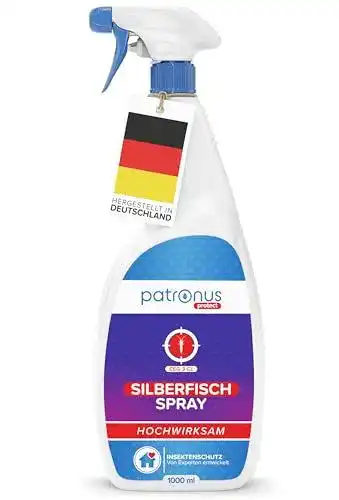 Silberfisch-Spray Patronus 1000 ml – effektives Abwehrmittel gegen Silberfische