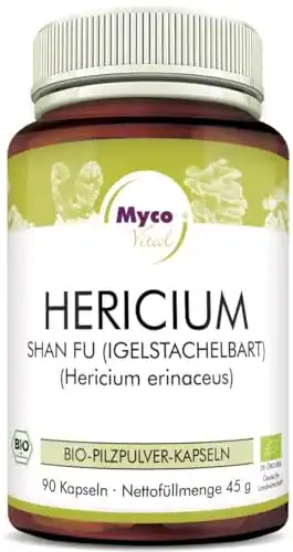 Hericium Mycovital Pulver mit 93 Kapseln à 500 mg