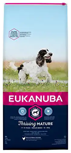 Eukanuba Hundefutter für mittelgroße Hunde mit Hühnchengeschmack