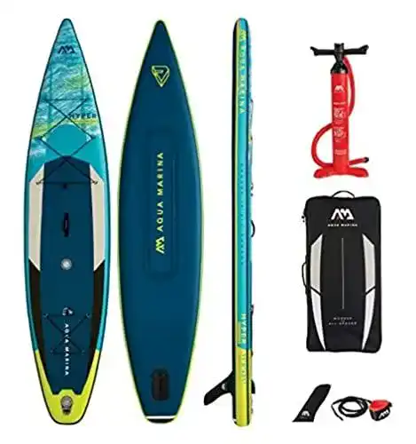Aqua Marina Touring Stand Up Paddle Board 12’6″ aufblasbar im Set