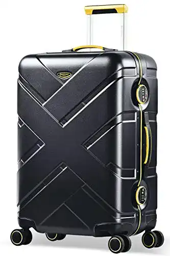 Eminent Koffer Gold Crossover M 65cm 66L Schwarz/Gelb