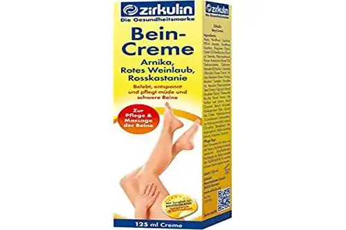 Venensalbe Zirkulin Bein Creme 125 g für bessere Durchblutung