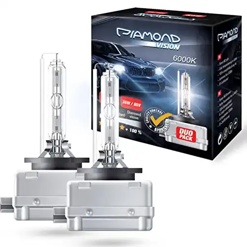 D1S Xenon Brenner Diamond Vision 2x 85V 35W mit 6000K Lichtfarbe
