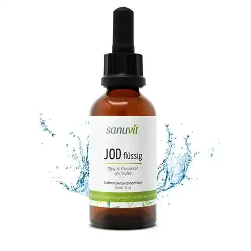 Jod flüssig Sanuvit – 30 ml mit 78 µg Jod pro Tropfen