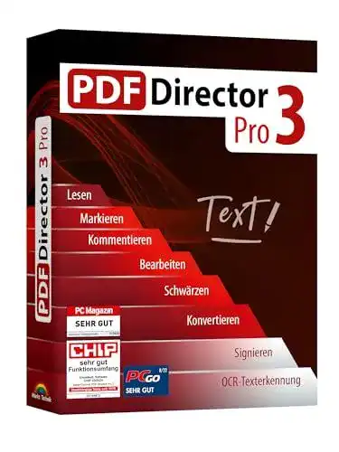 OCR-Software Markt + Technik PDF Director 3 PRO mit OCR-Modul