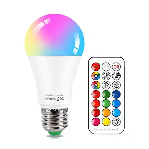 WLAN LED Lampen HYDONG E27 Farbwechsel Glühbirne