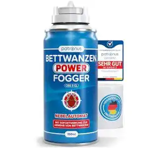 Bettwanzenspray Patronus Power Fogger 150ml zur Bettwanzenbekämpfung