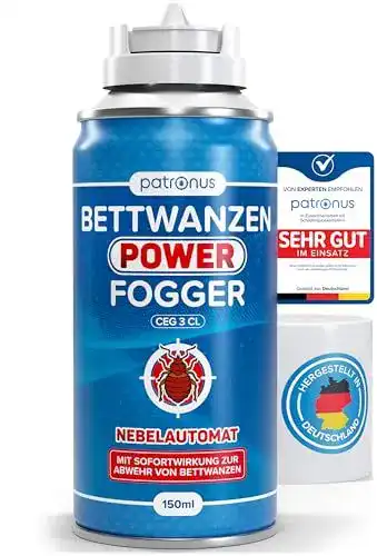 Bettwanzenspray Patronus Power Fogger 150ml zur Bettwanzenbekämpfung