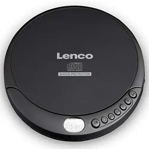 Lenco CD-Player CD-200 mit LCD-Display und Anti-Schock-Funktion