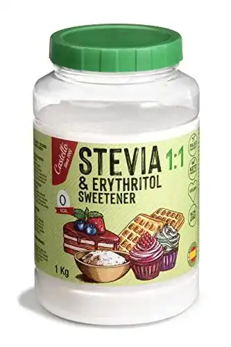Stevia und Erythrit Zuckerersatz von Castello seit 1907 1:1