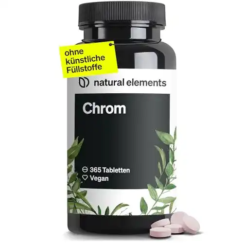 Chromtabletten mit Chromium Picolinate 200 mcg pro Tablette