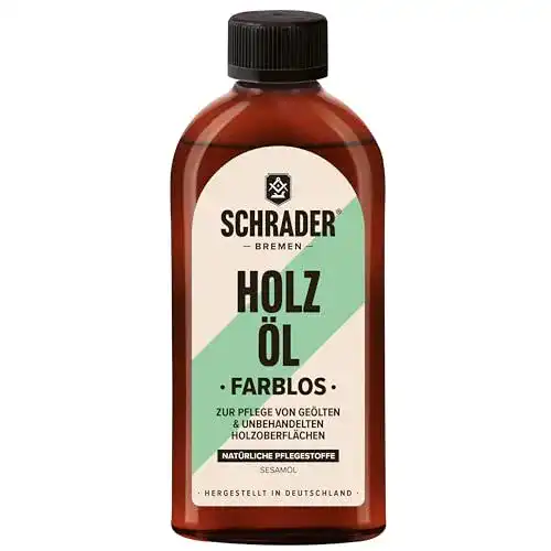 Holzöl Schrader Bremen Möbelöl farblos Pflegeöl für Holzmöbel