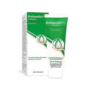 Ketozolin 2% Shampoo für Schuppenflechte und Hautpilz 120ml