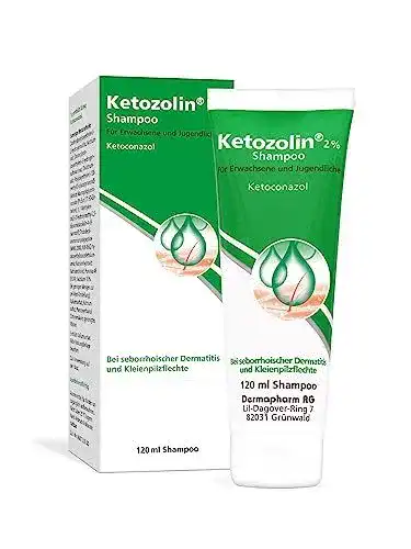 Ketozolin 2% Shampoo für Schuppenflechte und Hautpilz 120ml