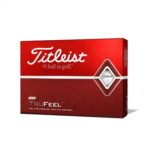 Titleist TruFeel Golfball für Herren und Damen in Weiß