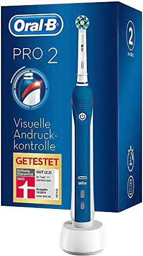 Elektrische Zahnbürste Oral-B Pro 2 2000N für gründliche Zahnpflege