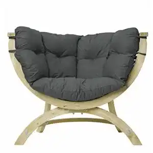 Papasansessel Amazonas Lounge Sessel Siena UNO Anthracite
