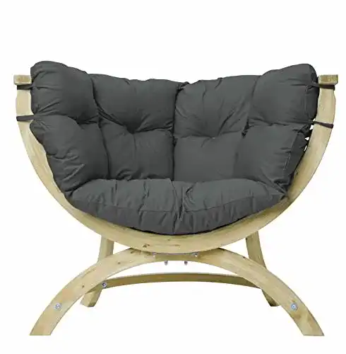 Papasansessel Amazonas Lounge Sessel Siena UNO Anthracite