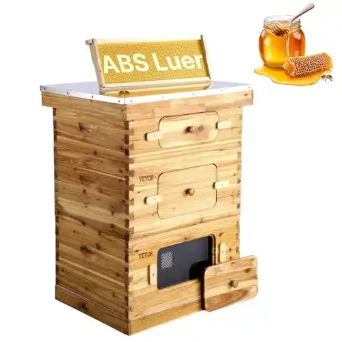 Bienenstock Vevor Zander Beute für 30 Rahmen mit Bienenwachs