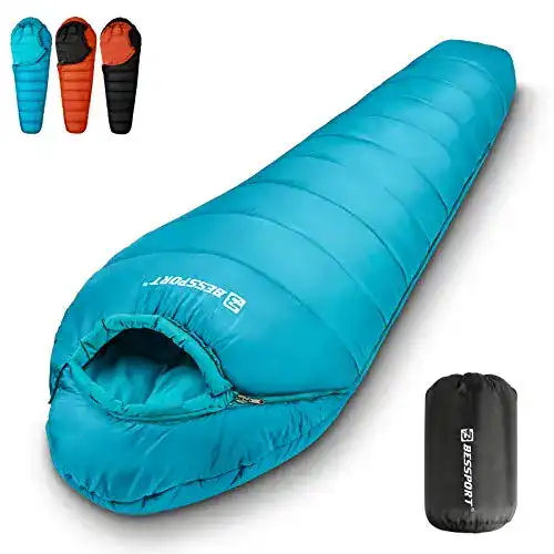 Bessport Winterschlafsack für 3-4 Jahreszeiten
