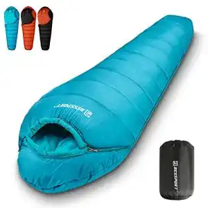 Daunenschlafsack von Bessport für 3-4 Jahreszeiten