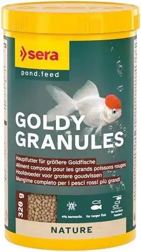 Insektenmehl Sera Goldy Granules 1000 ml Hauptfutter für Goldfische