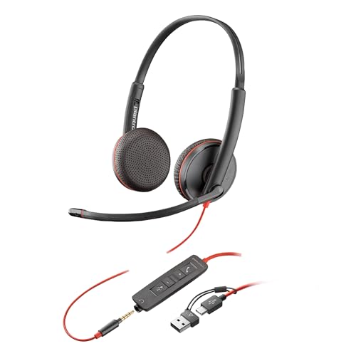 Plantronics Headset Poly Blackwire 3225 Schnurgebundenes Headset