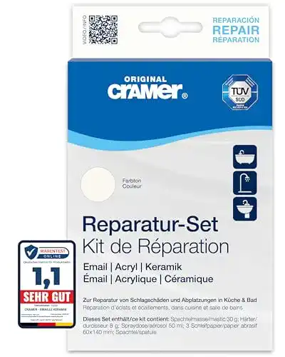 Badewannen Reparaturset Cramer für Emaille, Keramik und Acryl