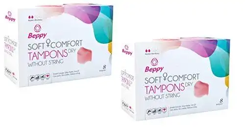 Beppy DRY Comfort Soft-Tampons Doppelpack 2×8 Stück