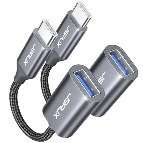 USB 3.0 zu USB-C Adapter von Jsaux – 2 Stück OTG Typ C