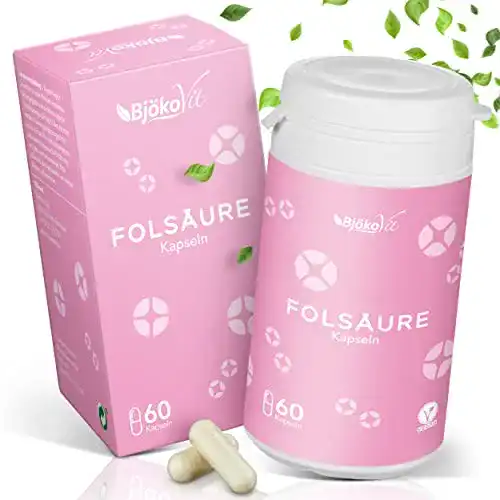 BjökoVit Folsäure Tabletten zur Unterstützung in Schwangerschaft und Stillzeit