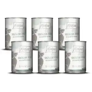 MjAMjAM Premium Nassfutter für Hunde mit Kalb und Zucchini