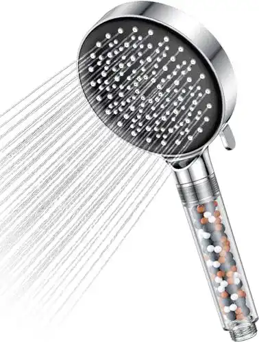 Wassersparender Duschkopf YEAUPE mit Filter und 6 Strahlmodi